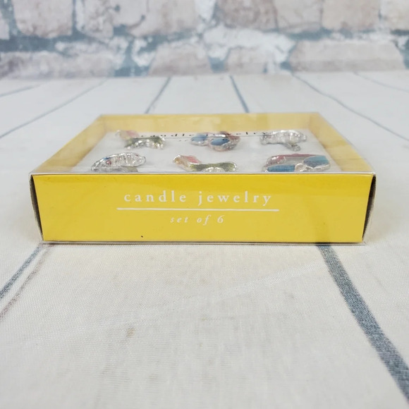 2/$25 Pier 1 Imports Candle Jewelry Push Pins Set of 6 Sunglasses Umbrella Chair - Picture 5 of 12